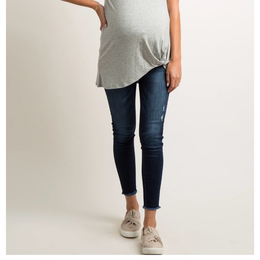 Pinkblush KanCan skinny ankle jeans, dark wash